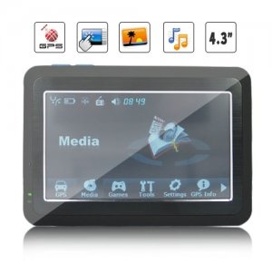 YF Processor 4.3 Inch HD Touchscreen GPS Navigation and Multimedia Unit